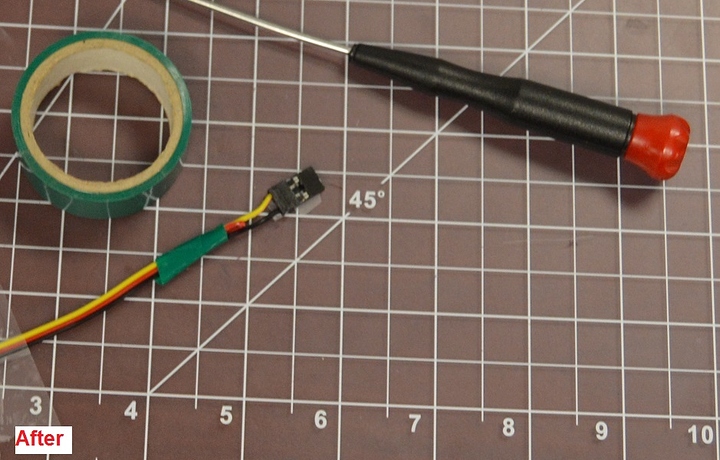Removing 5V pin from RC connector - After.jpg