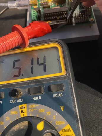 Potential Delta Between +5V and Gnd on Pin Row