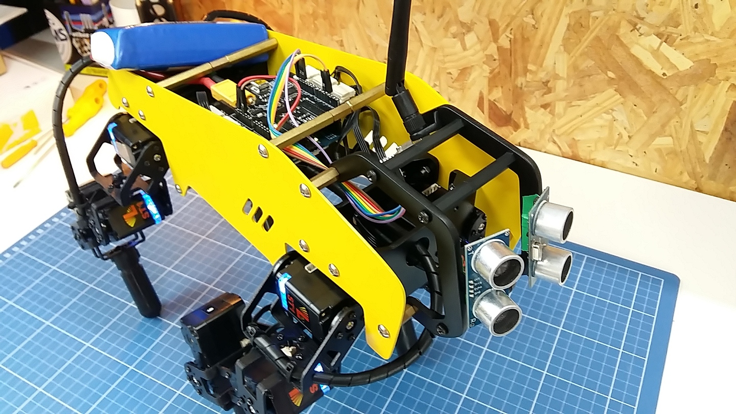 mechDOG (robot dog based on Arduino and LSS) - Legged Robots ...