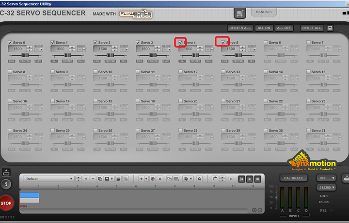 SSC-32 Servo Sequencer - Channels 4&5 active.png