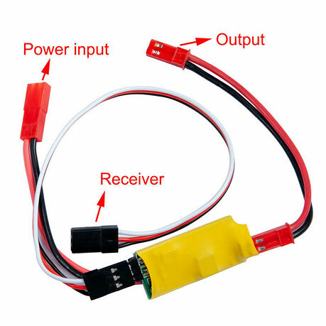 RC switch high current wiring diagram