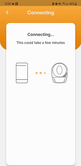 litter robot 3 app not connecting