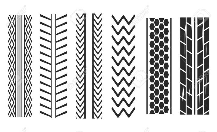 129713065-car-tires-and-track-traces-vector-isolated-icons-of-tire-tread-pattern-