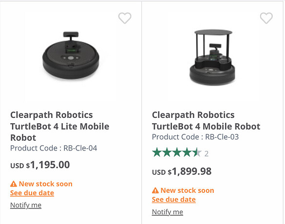 RobotShop_TurtleBot4_Products