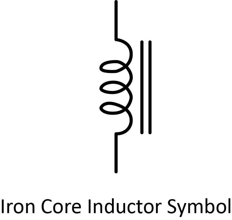 iron core inductor symbol