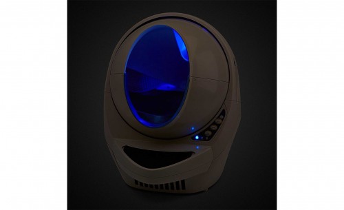 Litter-Robot Open Air front view with MoonGlo NiteLite