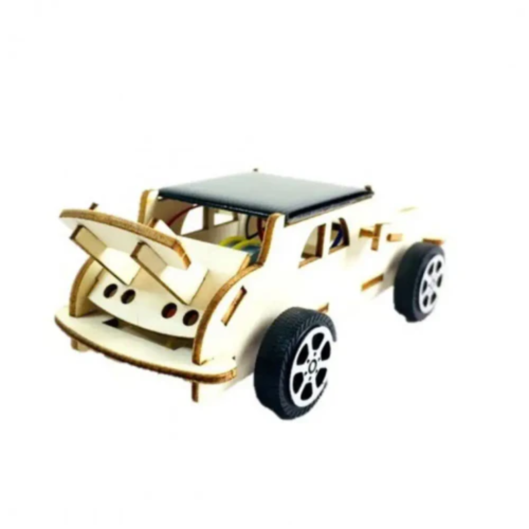 Cytron DIY Solar-Powered Wooden Car STEM Kit