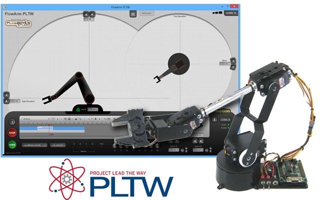 RobotShop to Provide Project Lead The Way (PLTW) with New Robot Arm Kit and New FlowArm PLTW Software | RobotShop Community