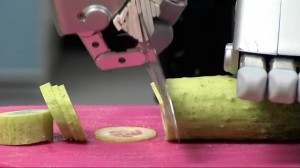 CIROS Robot Cuts Cucumber