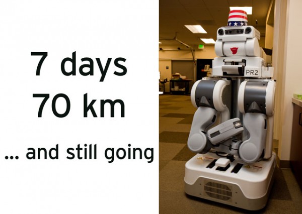 PR2 keeps going and going