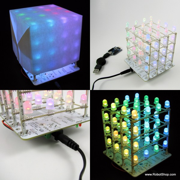 Arduino-Compatible RGB LED Mood Cube