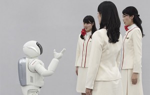 New ASIMO gets all the ladies