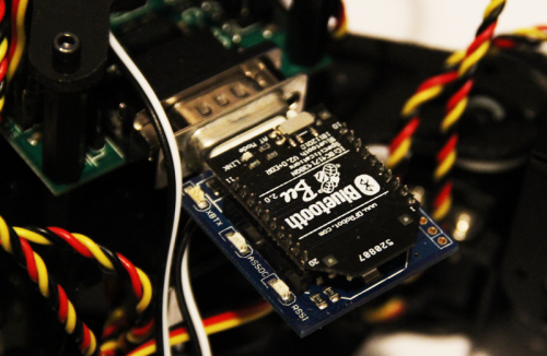 The Bluetooth Bee and its daughter board adapter