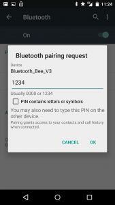 Android - PIN "1234"