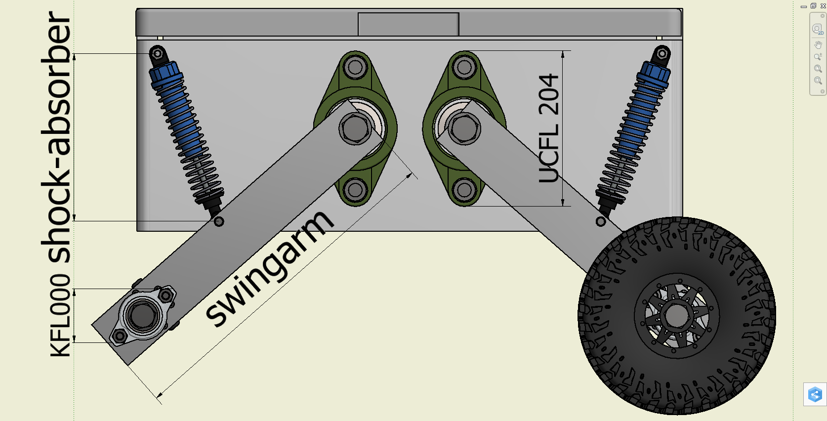 scheme of the suspension system