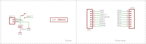 Motor Board - Battery and Interface