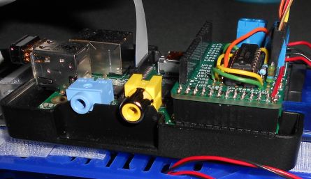 Close of pi with motor board