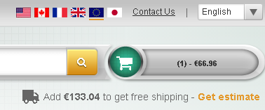 Free Shipping Estimate Europe
