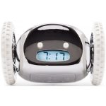 Clocky Robotic Alarm Clock - Chrome