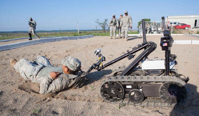 Robots can save  wounded soldiers from the battlefield.