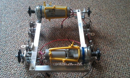 new homemade tank chassis