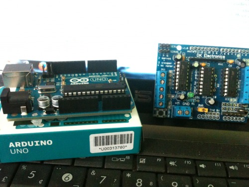 Arduino and Motor controller shield