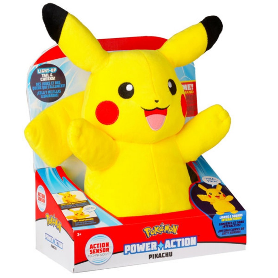 Wicked Cool Toys Power Action Pikachu Interactive Toy