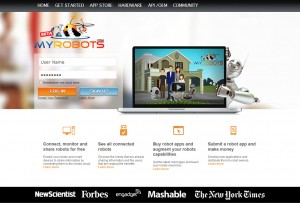 MyRobots New Portal Page