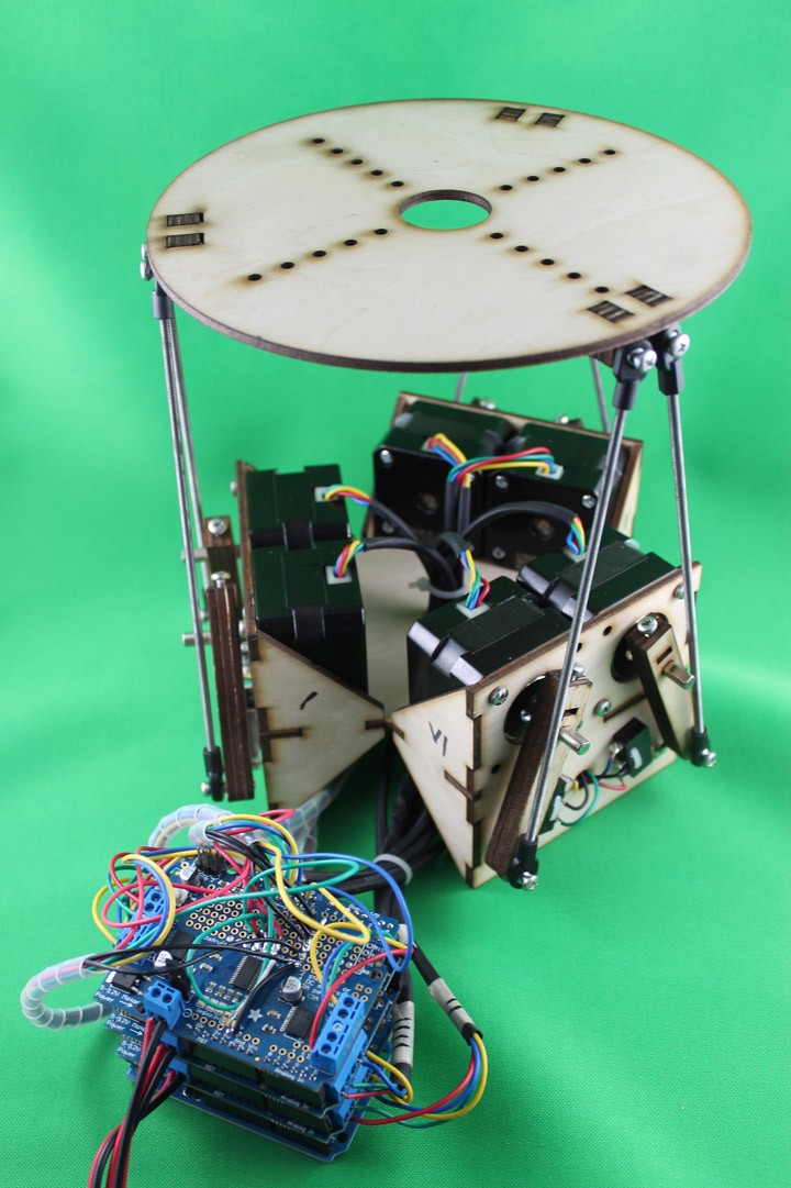 Rotary Stewart Platform 2013 | RobotShop Community