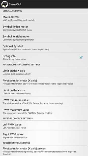 Android Application Settings