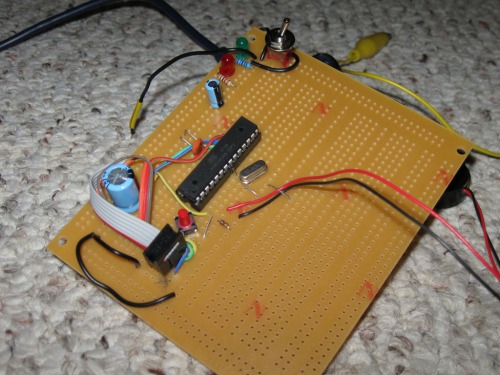 First stage of circuit board