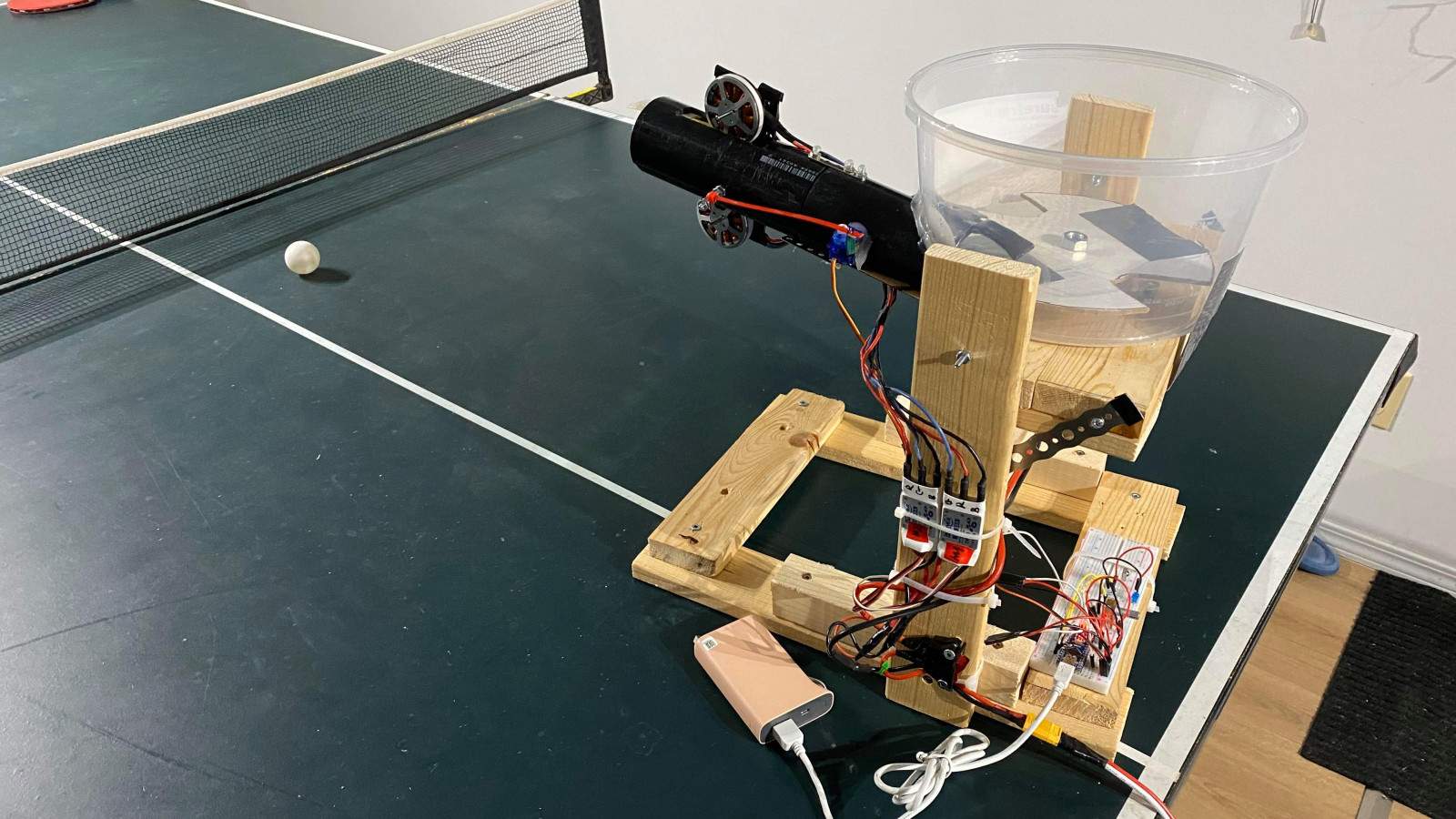 plug Ironic Troublesome Ping Pong Robot: Another table tenn | RobotShop Community