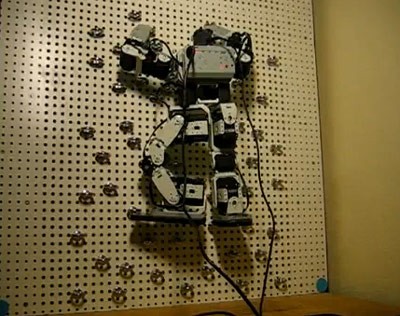 Bioloid Climbing Robot