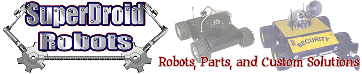 SuperDroid Robots logo