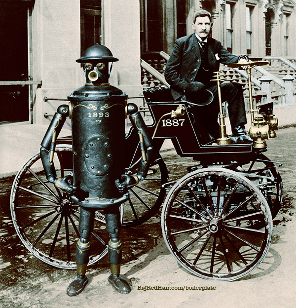 Boilerplate, the Victorian robot