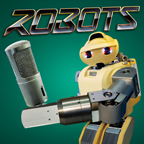 Logo for the Robots Podcast